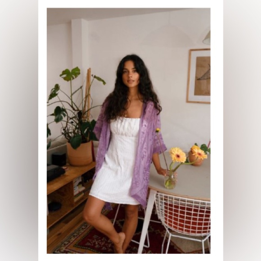 Lavender Velvet Kimono/Robe